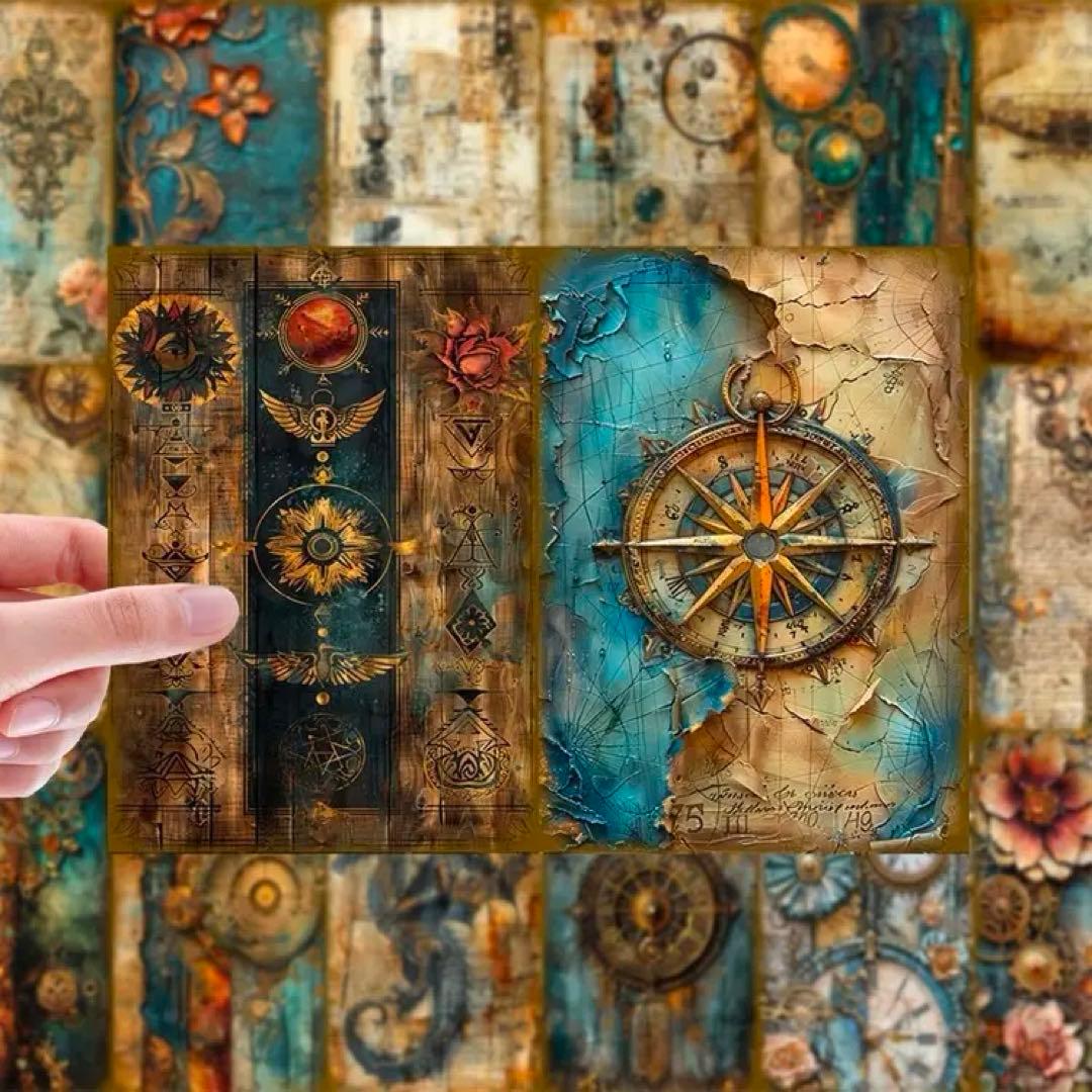 みっちさん被り無しデザインペーパー35種類(非売品入り)とPETマステセット