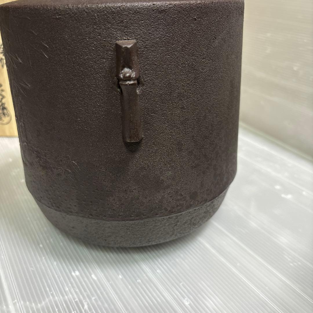 茶道具　筒形釜　お茶道具