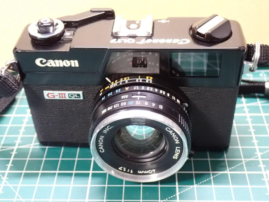 【外観美品ジャンク】Canonet QL17 GIII ブラック