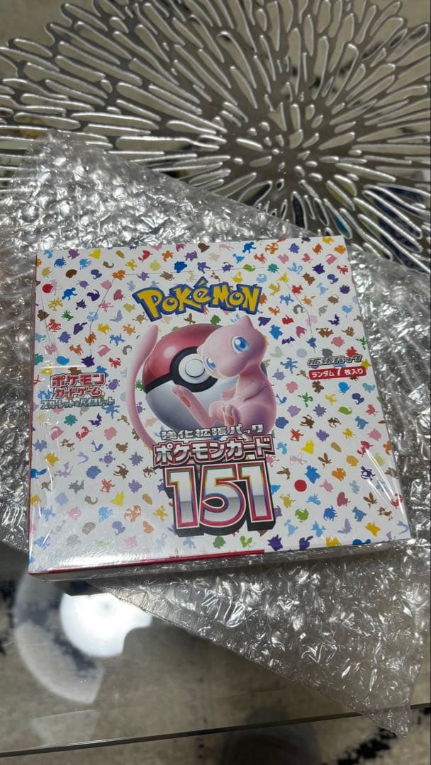 ポケモンカード151 シュリ付き未開封BOX