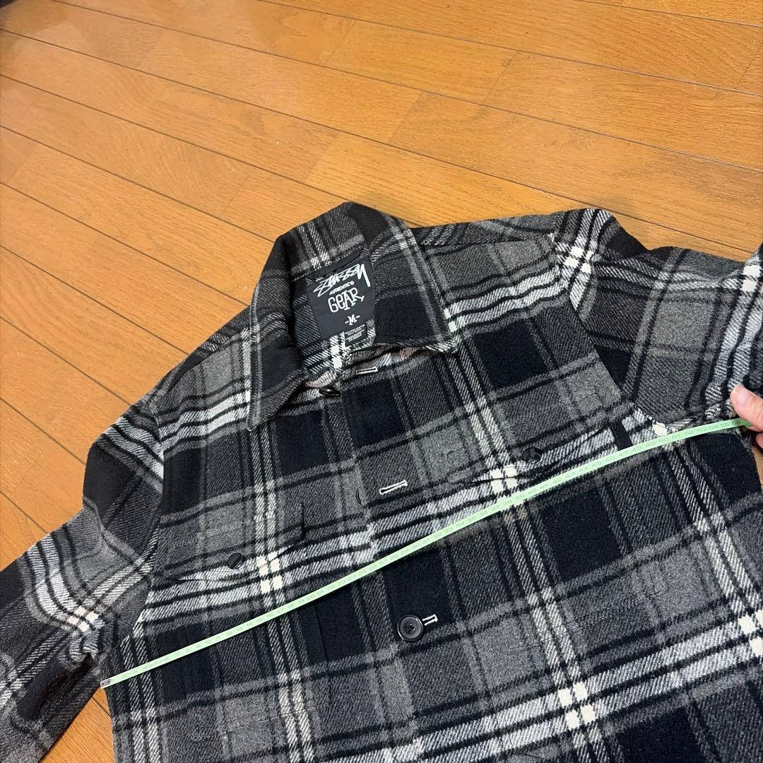 Stussy チェック柄ジャケット Mサイズ