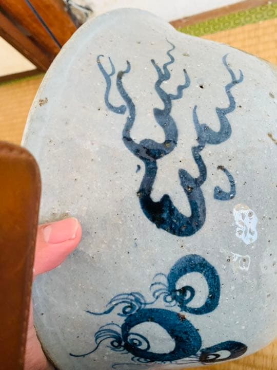 中国明時代晩期特大染付お茶碗