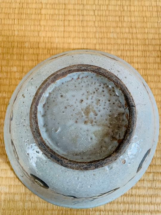 中国明時代晩期特大染付お茶碗