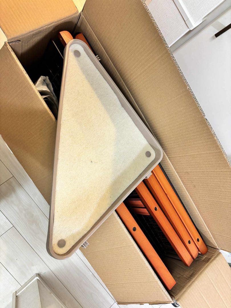 『直接取引』ウッドワンサークル 2段 猫ちゃんのケージ