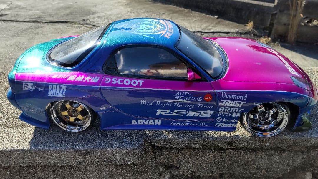 d-like rx-7 fd ボディ　ラジドリ