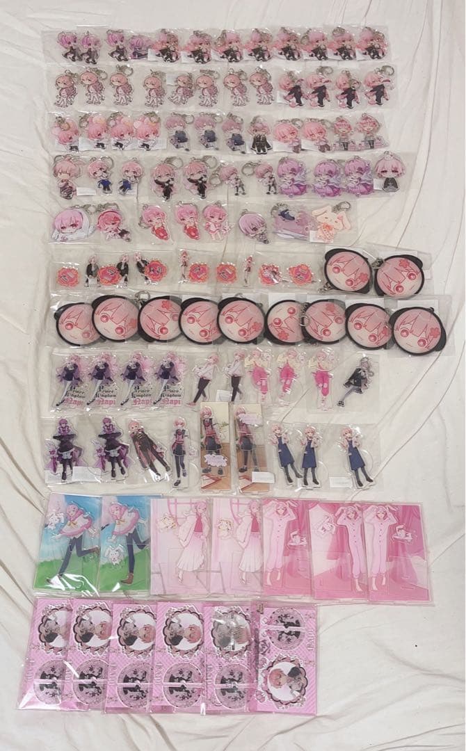 なぴくん 缶バッジ アクリルスタンド アクキー セット