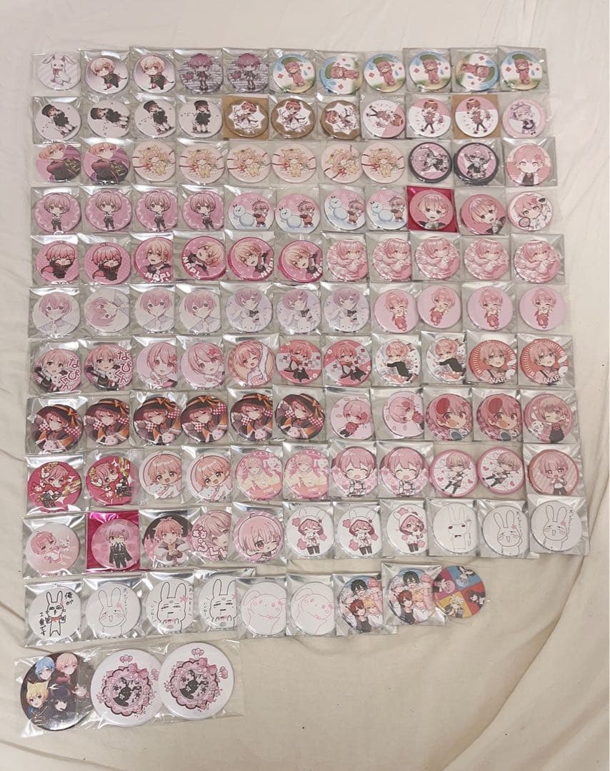 なぴくん 缶バッジ アクリルスタンド アクキー セット