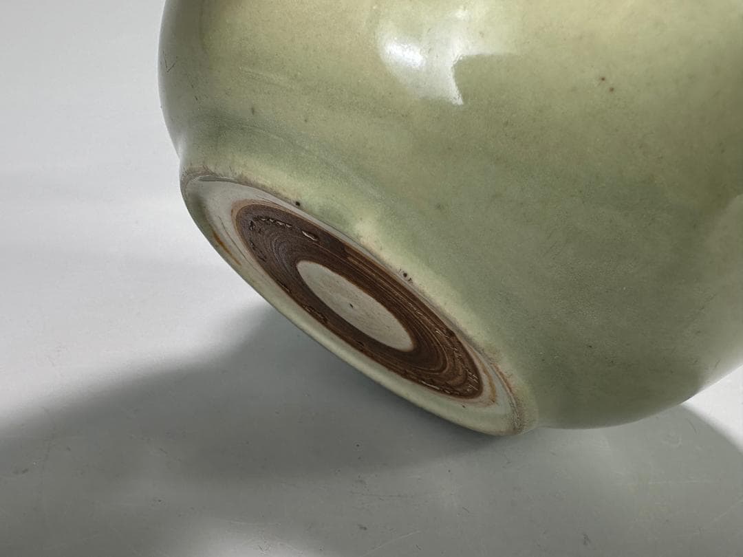 中国美術　元〜明時代　龍泉窯　青磁花卉文鉢　碗　古物保証　唐物　時代