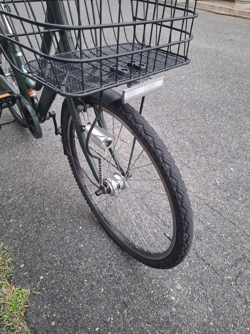 BOLDLINE シティサイクル ダークグリーン　26インチ　オートライト