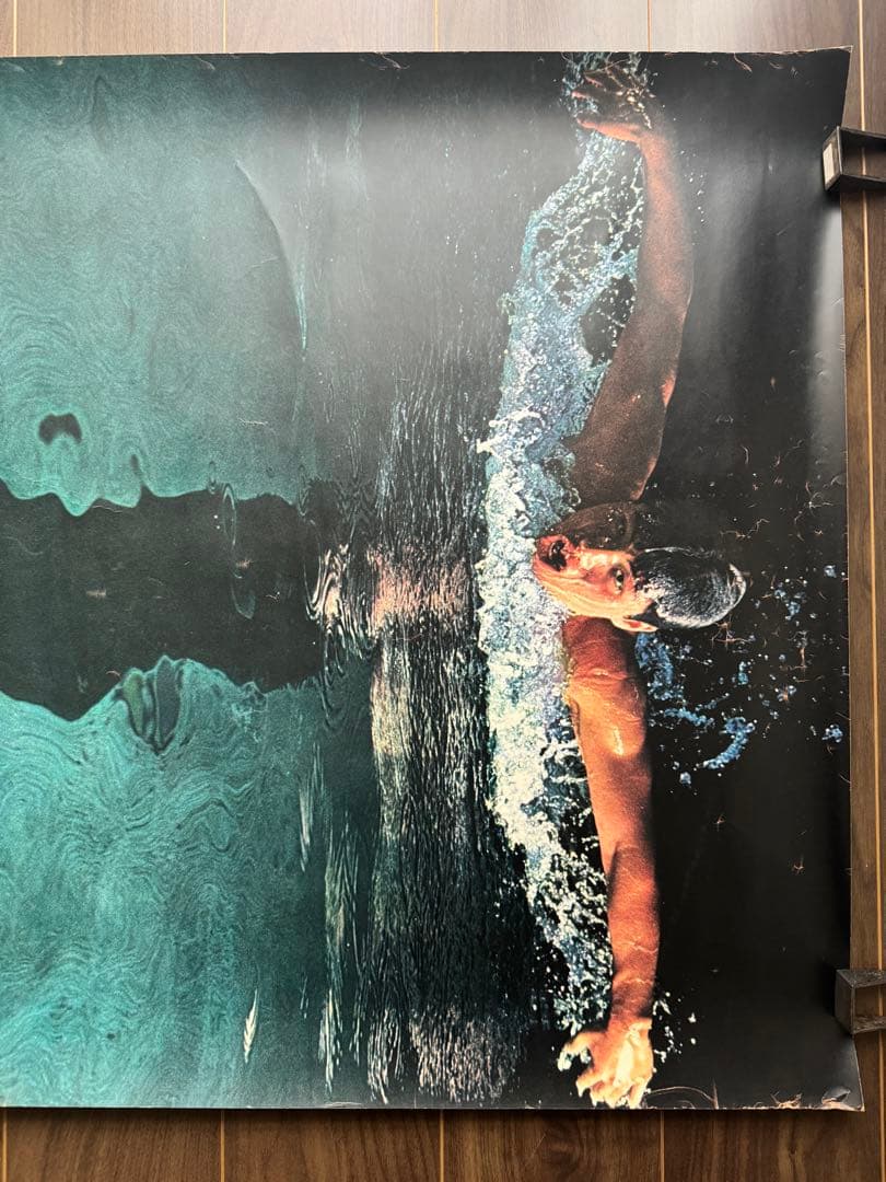 【希少】東京オリンピック 1964 水泳大判B1ポスター 亀倉雄策（当時もの）