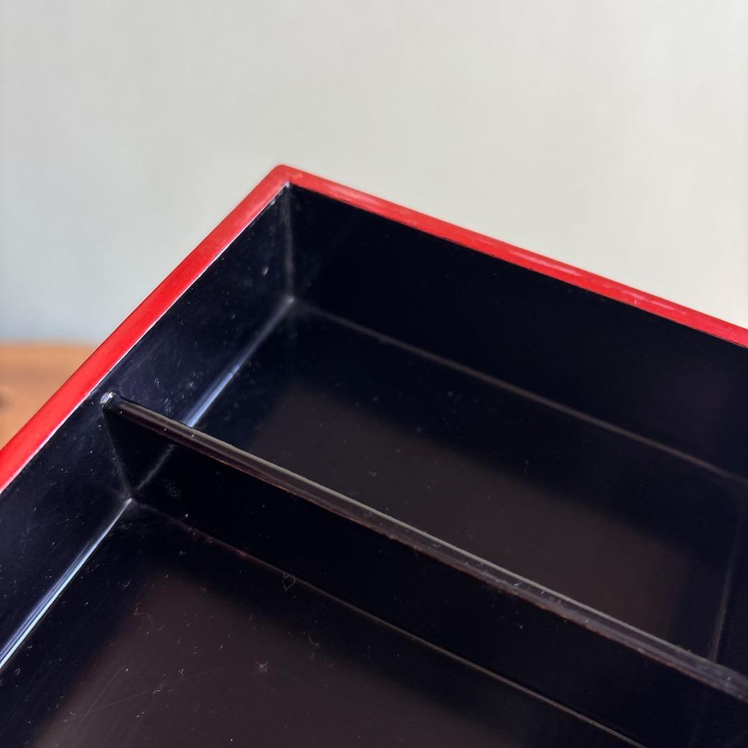 名門 平安 みの屋 美濃屋 木製 手提重箱 古道具 弁当箱 菓子器 共箱