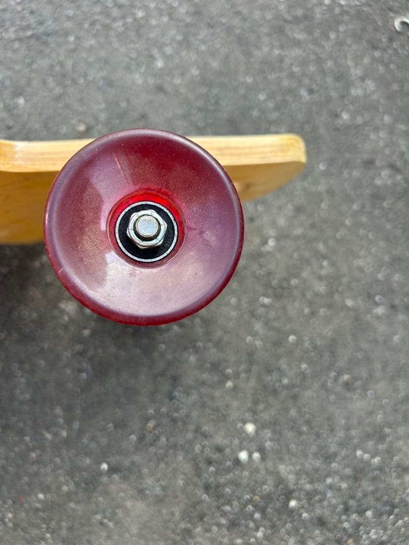 エクストリーム製ブランクデッキ 赤ホイール