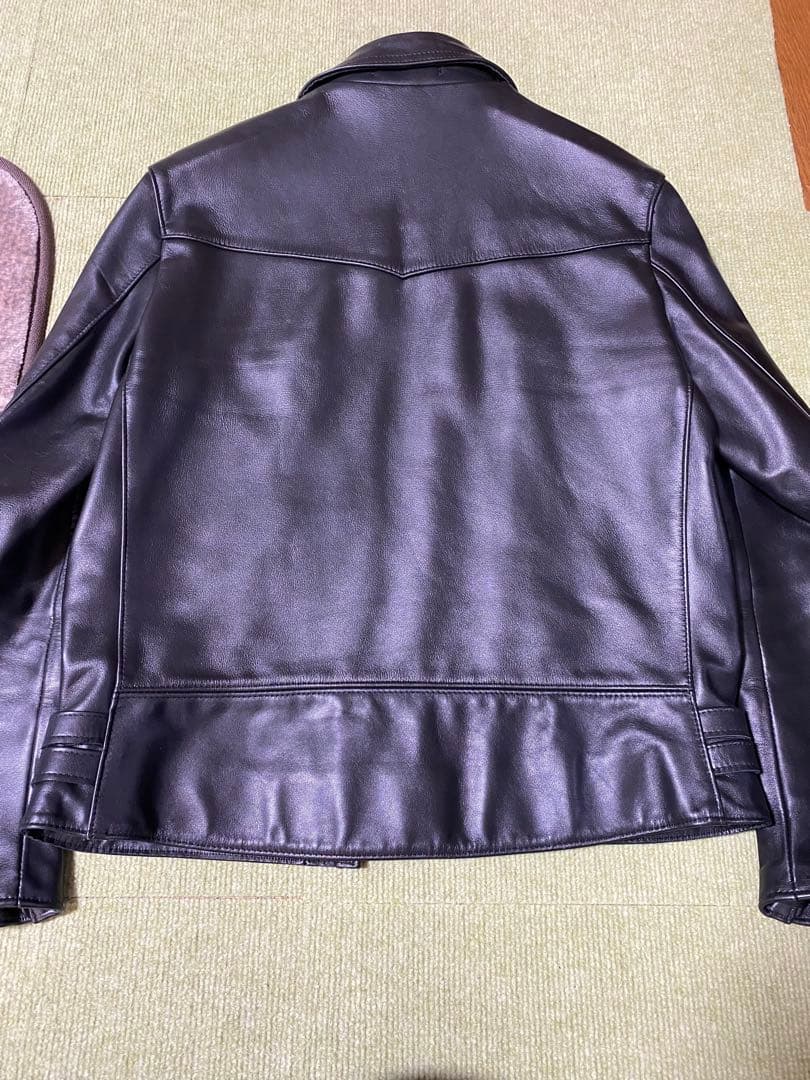 666 ライダース シングル ステアハイド ルイスレザー好きに