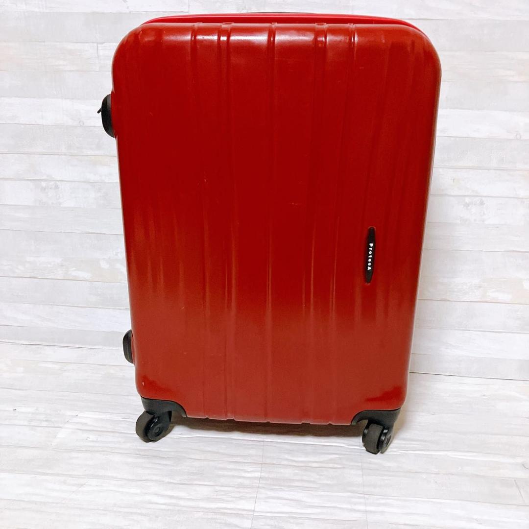 ProtecA フラクティ キャリーケース レッド 64L TSAロック 4輪