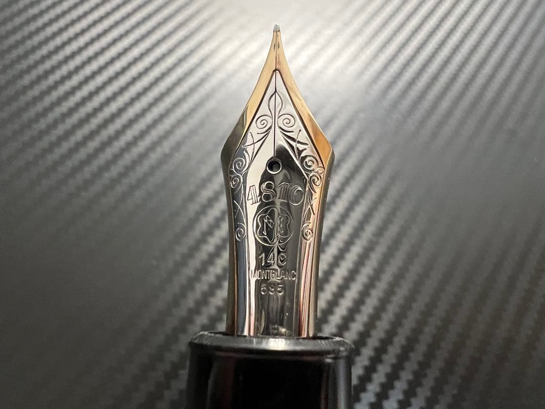 モンブラン マイスターシュテュック 149 万年筆 14C 中白 EF 極細字