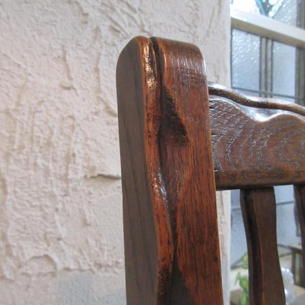 イギリス アンティーク 家具 ダイニングチェア 椅子 イス 英国 4277e