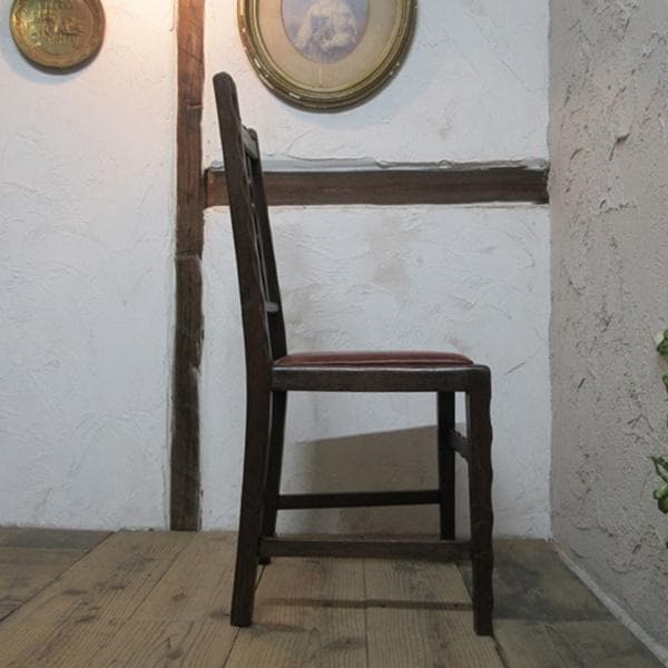 イギリス アンティーク 家具 ダイニングチェア 椅子 イス 英国 4277e