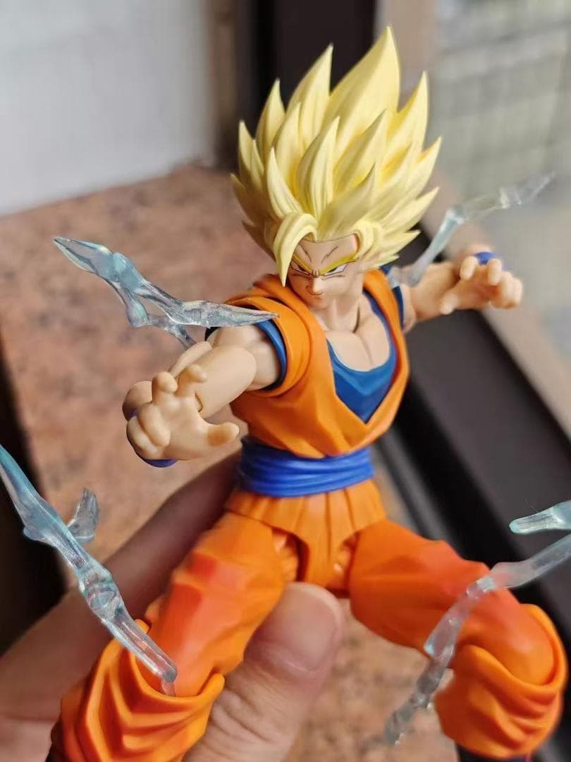 S.H.Figuarts用 孫悟空 スパーサイヤ人2 カスタムヘッドパーツ