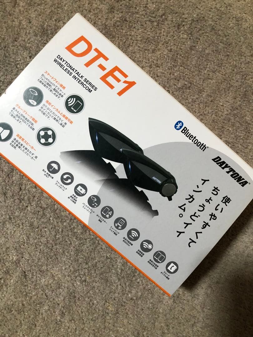 DAYTONA DT-E1 Bluetooth ワイヤレスインカム