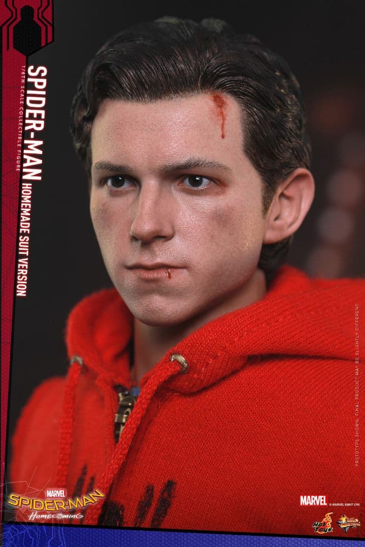 ホットトイズ スパイダーマン ホームカミング ホームメイドスーツ