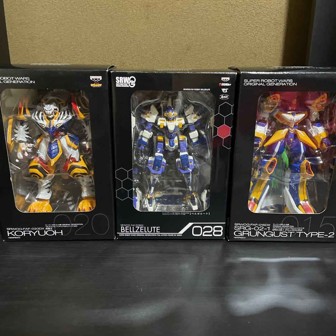 スーパーロボット大戦OG フルアクションフィギュア3点