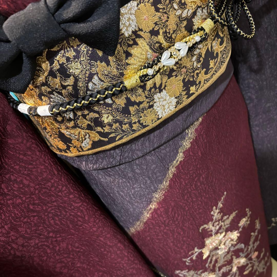 美品　染分け　刺繍　金彩　逸品　珍品　振袖　フルセット 振り袖