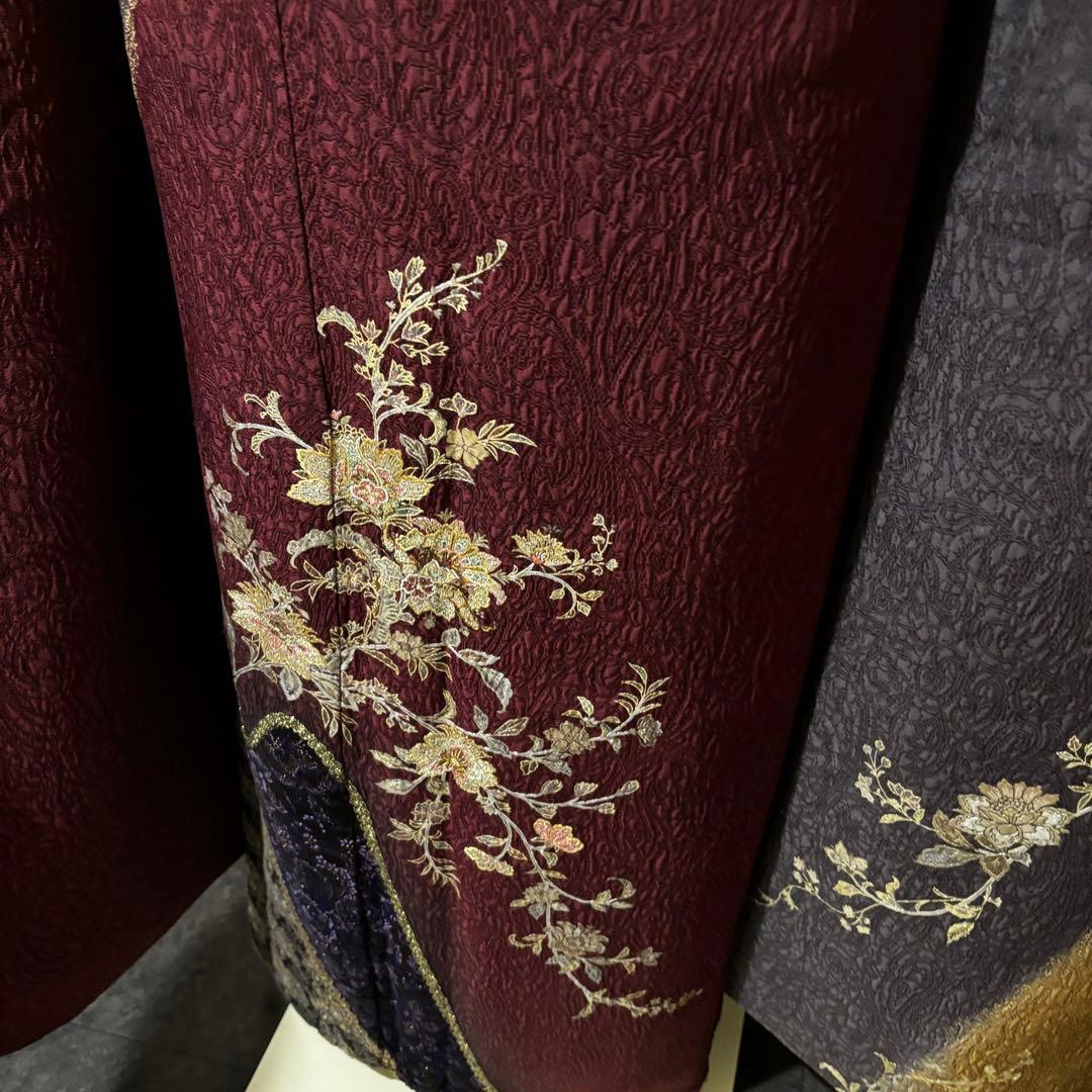 美品　染分け　刺繍　金彩　逸品　珍品　振袖　フルセット 振り袖