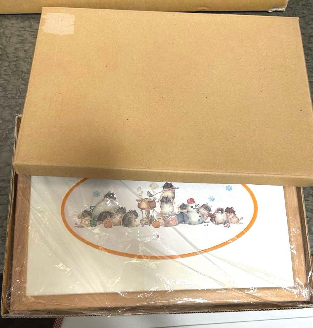 自然イラスト作家　北田稔　オリジナル　シルススクリーン作品