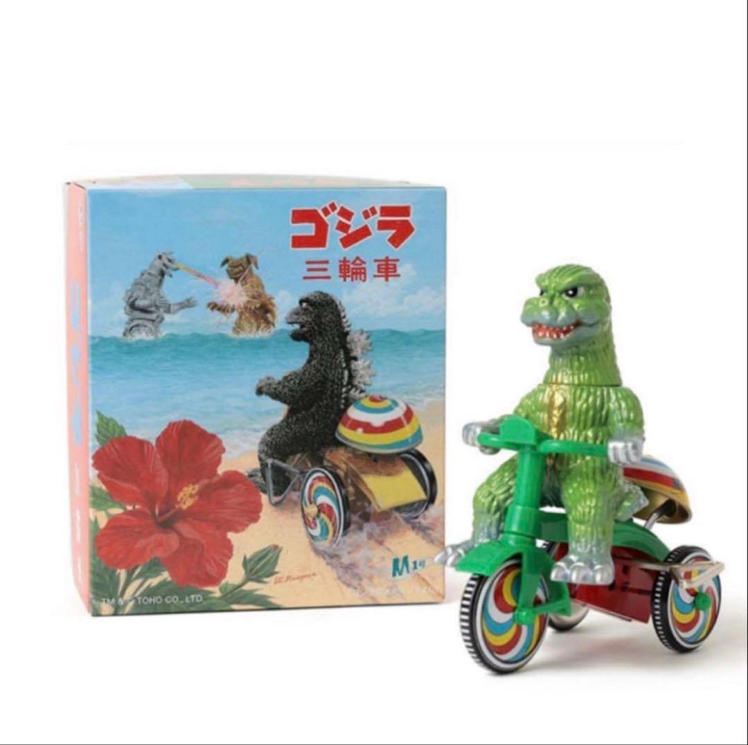BEAMS別注 M1号 74ゴジラ三輪車 ソフビ ビームス フィギュア 新品