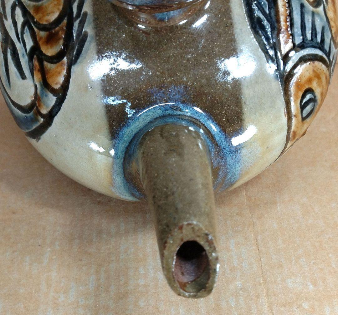 【本物保証】金城次郎 壷屋焼 カラカラ(笑魚エビ) 共箱 栞 人間国宝 美品