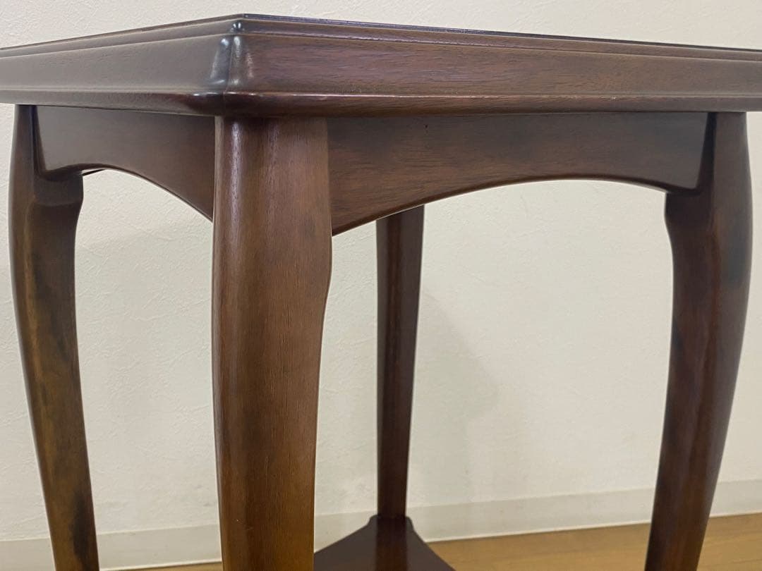 程度良 マルニ ベルサイユ 花台 サイドテーブル 飾り棚 コンソール 猫脚