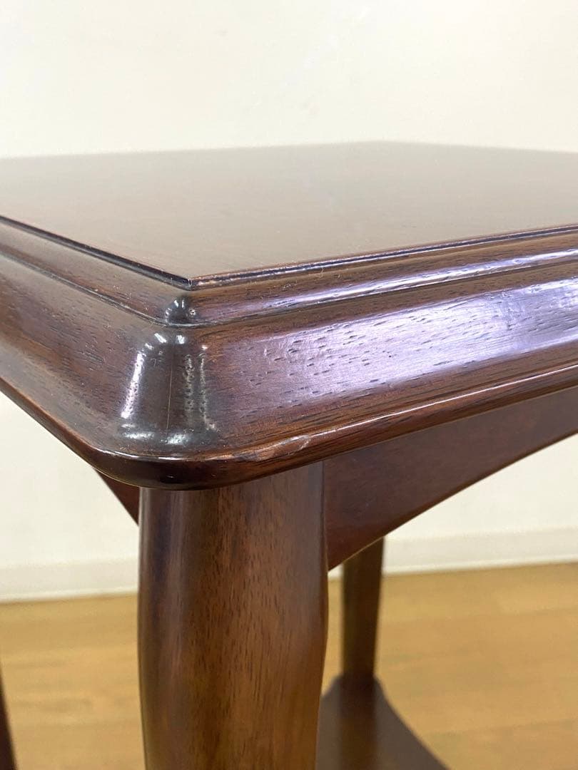 程度良 マルニ ベルサイユ 花台 サイドテーブル 飾り棚 コンソール 猫脚