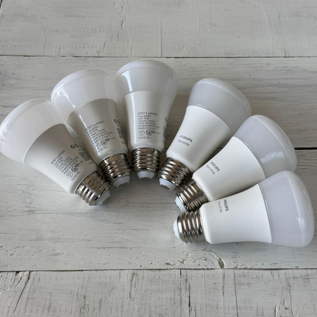 Philips Hue White LED電球 6個セット