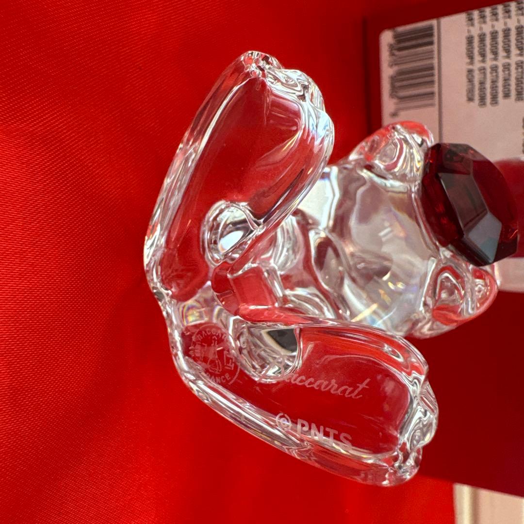 【美品】★Baccarat バカラ × SNOOPY クリスタルフィギュア★