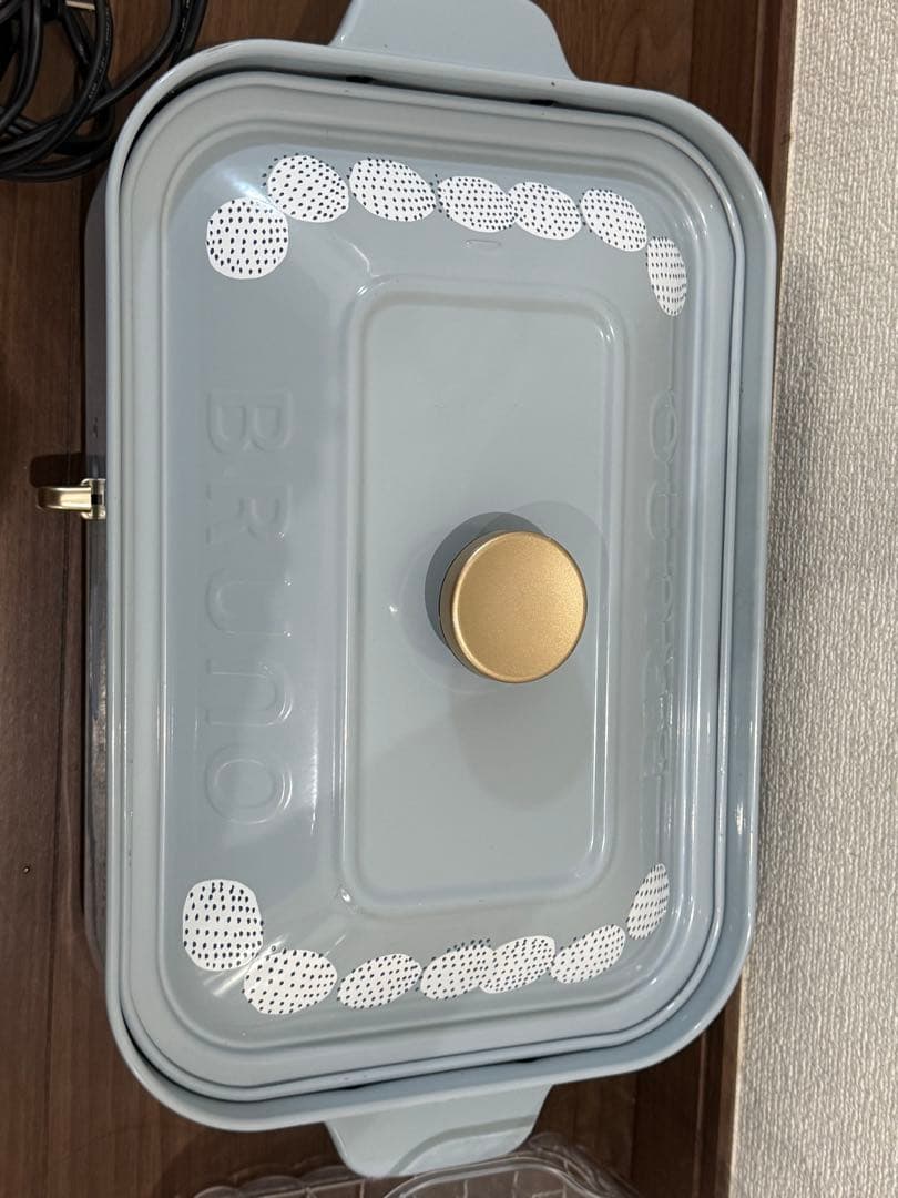 【専用】BRUNOブルーノ　コンパクトホットプレート 深鍋　蒸し器kippis