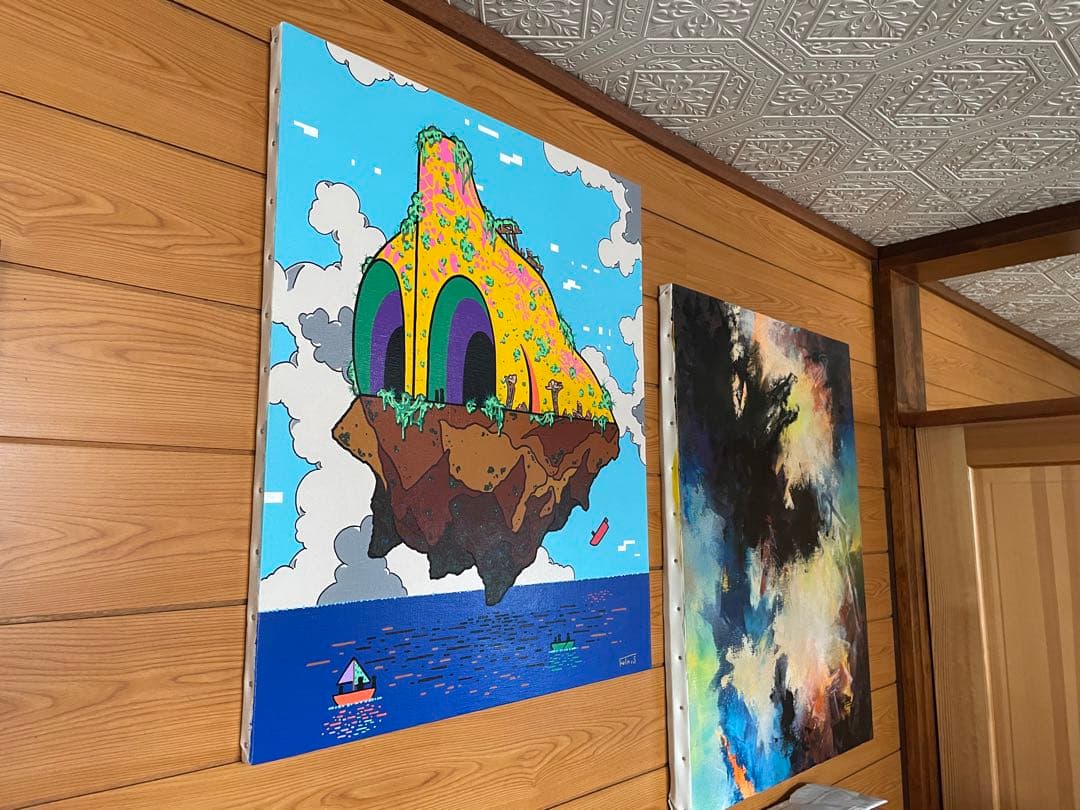 抽象風景絵画　清水公太