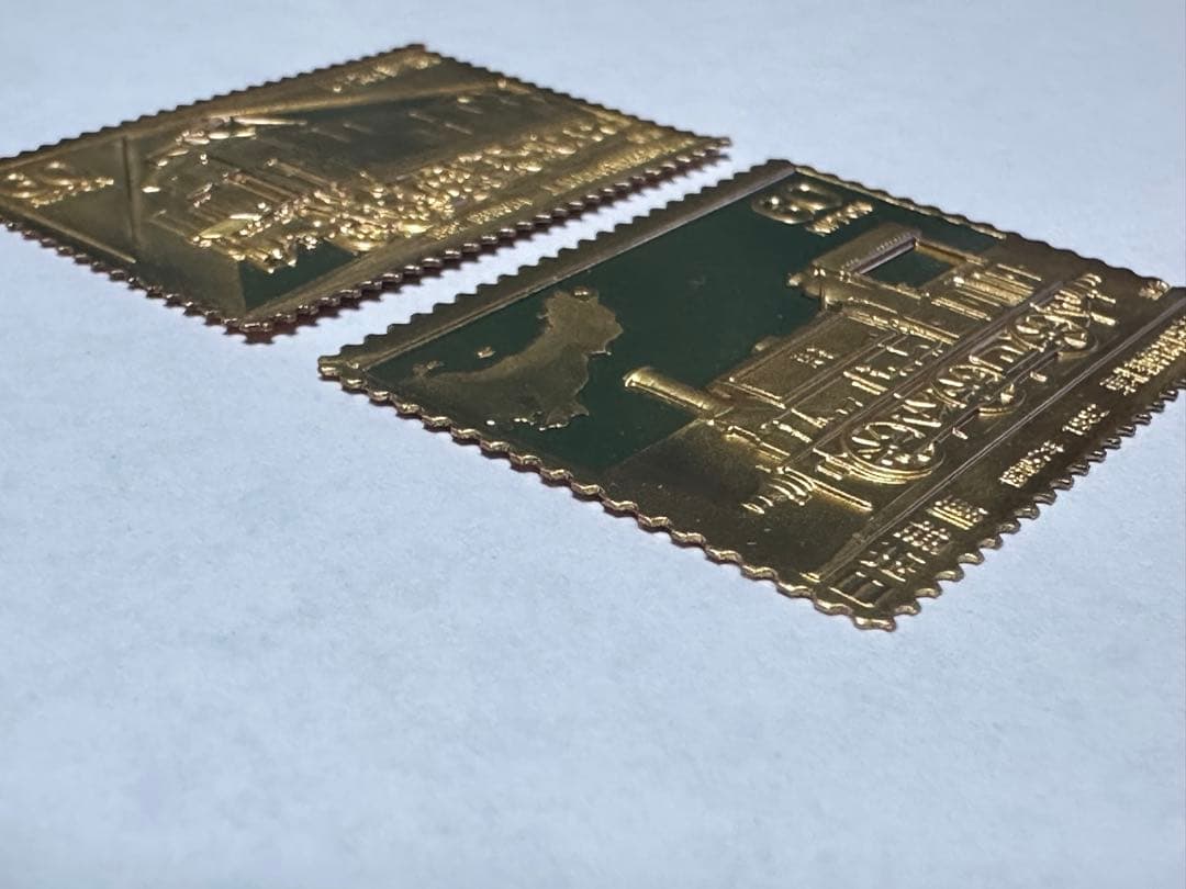 希少　松本徽章工業　純金刻印　純金/純銅　5.87g 純度保証　2枚セット