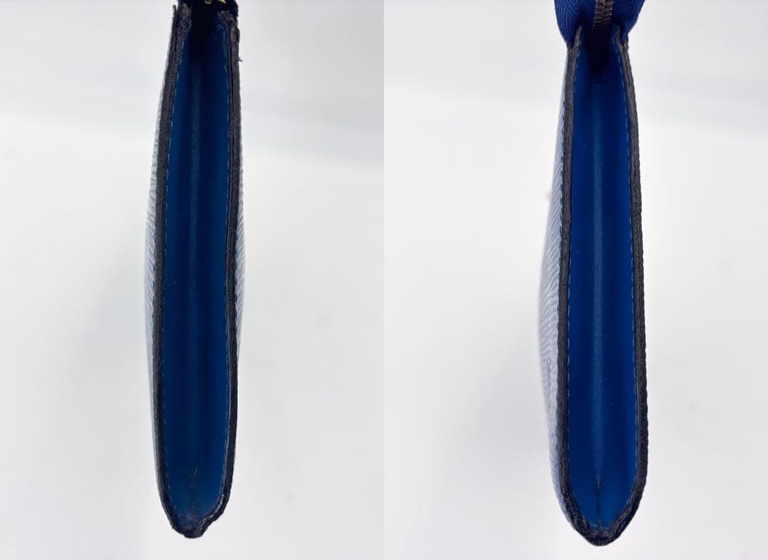 ルイヴィトン M52945 エピ ポシェット アクセソワール ポーチ ブルー