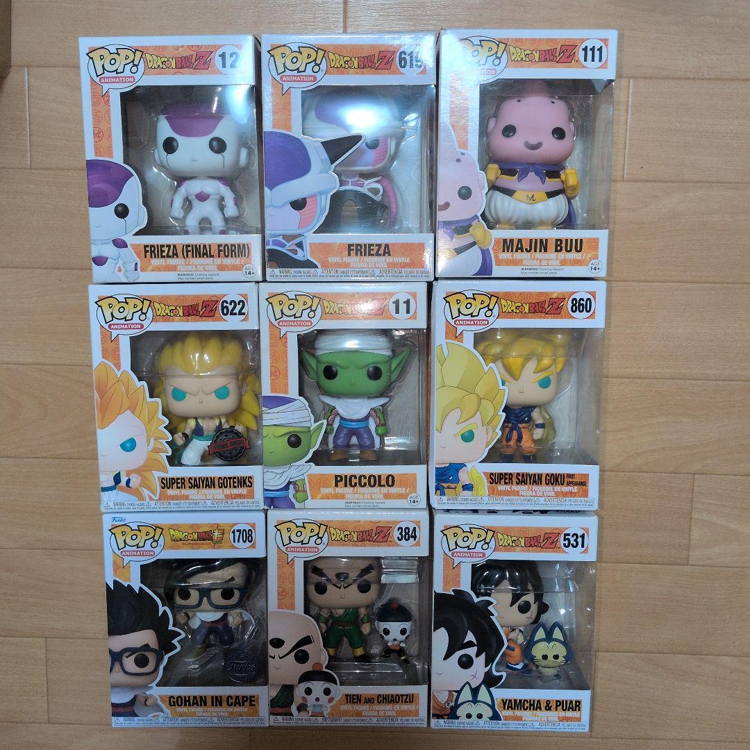 ファンコ　天津飯など　ドラゴンボール フィギュアセット 9体く