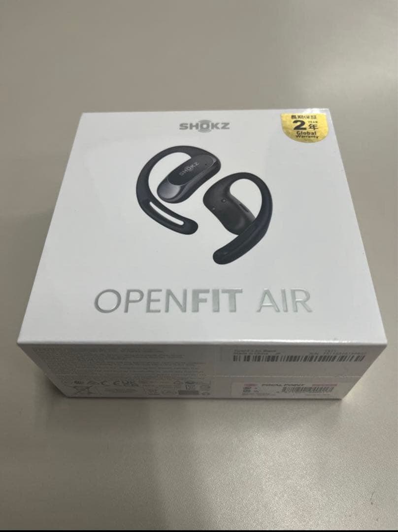 SHOKZ OPENFIT AIR ブラック