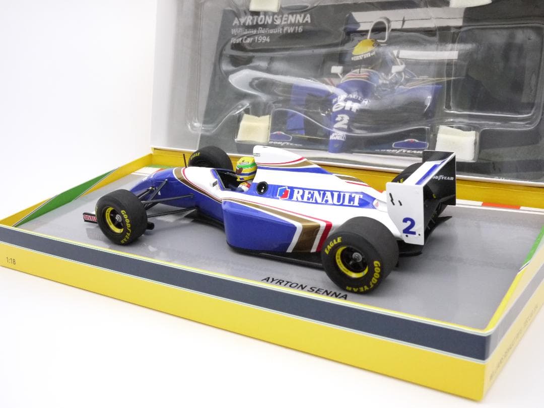 1/18 ウィリアムズ FW16 ポールリカール A.セナ Minichamps