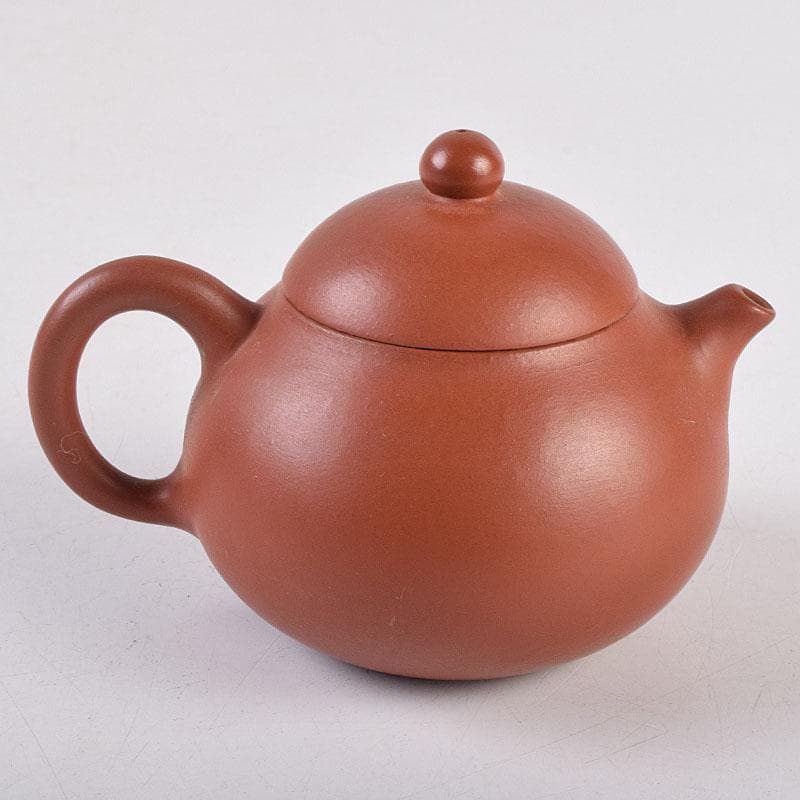 中国　中国宣興銘　紫砂　朱泥　急須　茶壷　V　R8916