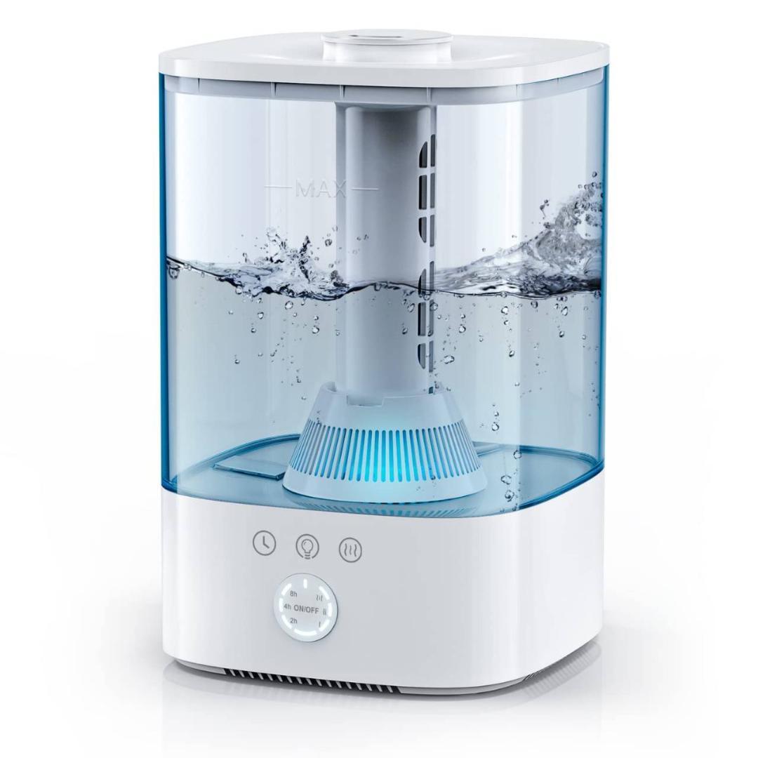 超音波加湿器 3段階ミスト 抗菌カートリッジ付き