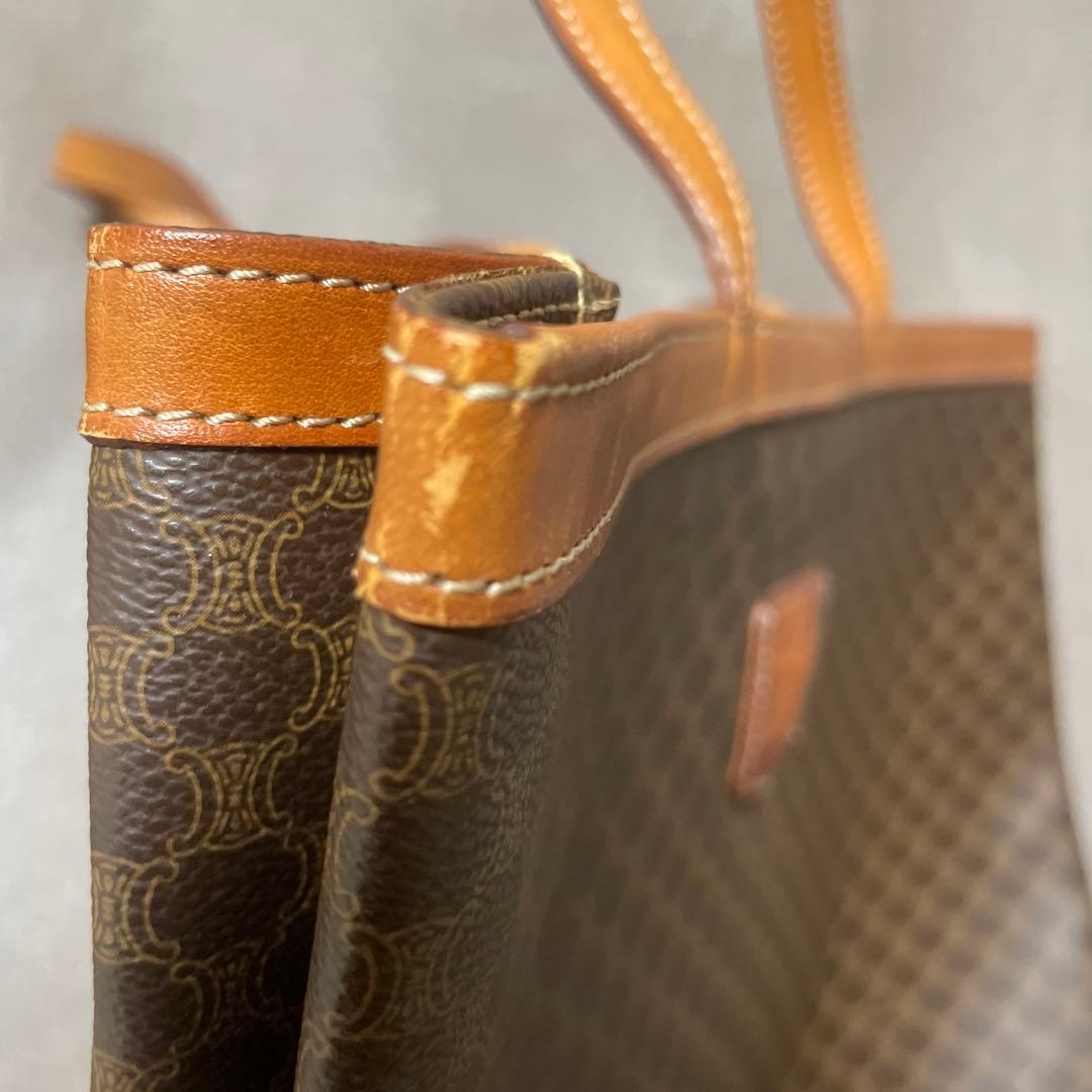 値下げ　セリーヌ　トートバック　マカダム柄