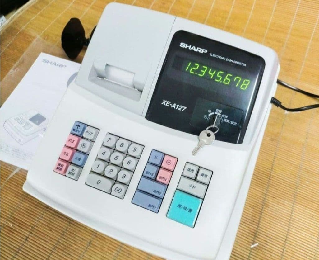 シャープレジスター　XE-A127　簡単便利特殊　送料込　112819