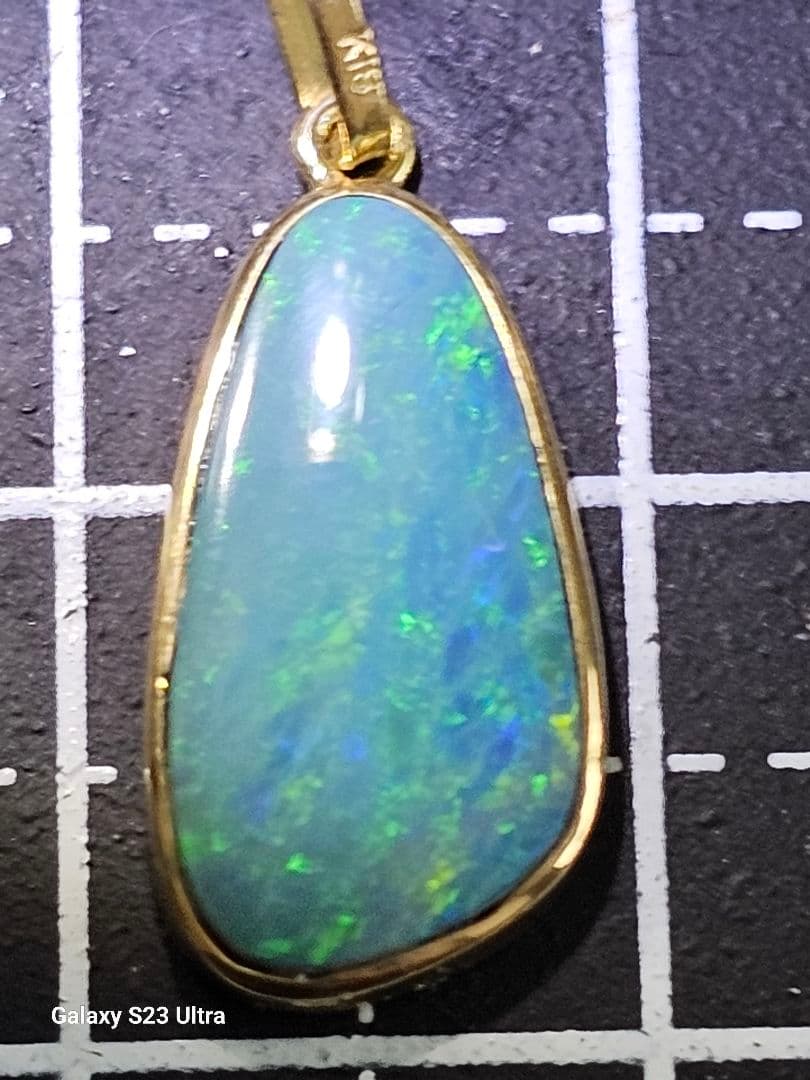 K１８ダブレットオパールペンダント