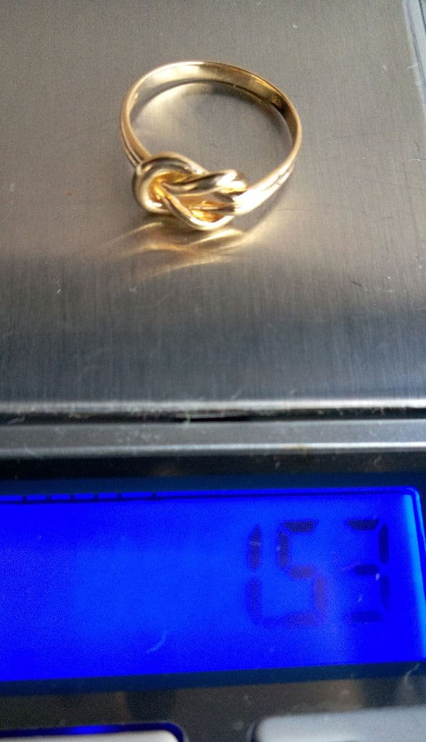 K18 ノットリング 10号 1.53g