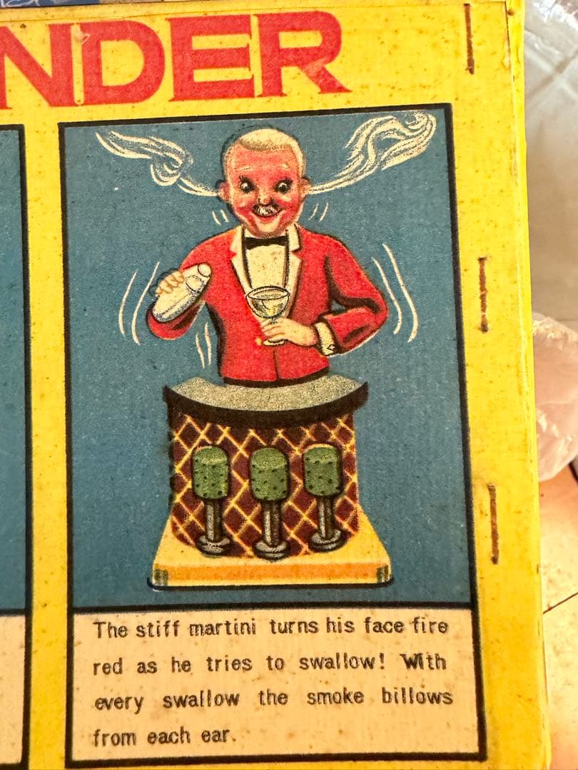 ⭐️野村トイ 電池式バーテンダー 動作品 /箱付