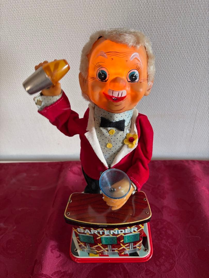 ⭐️野村トイ 電池式バーテンダー 動作品 /箱付