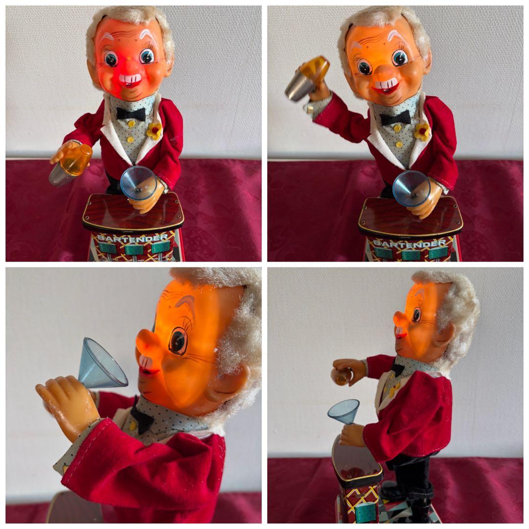 ⭐️野村トイ 電池式バーテンダー 動作品 /箱付